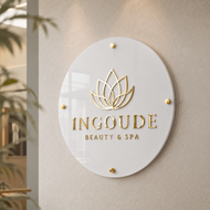 Custom 3D Acrylic Sign | Business Logo Sign | Raised Acrylic Wall Sign