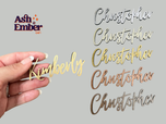 Wooden Custom Place Cards - Name Cutout