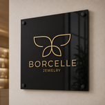 Custom 3D Acrylic Sign | Business Logo Sign | Raised Acrylic Wall Sign