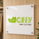 Custom printed acrylic sign.