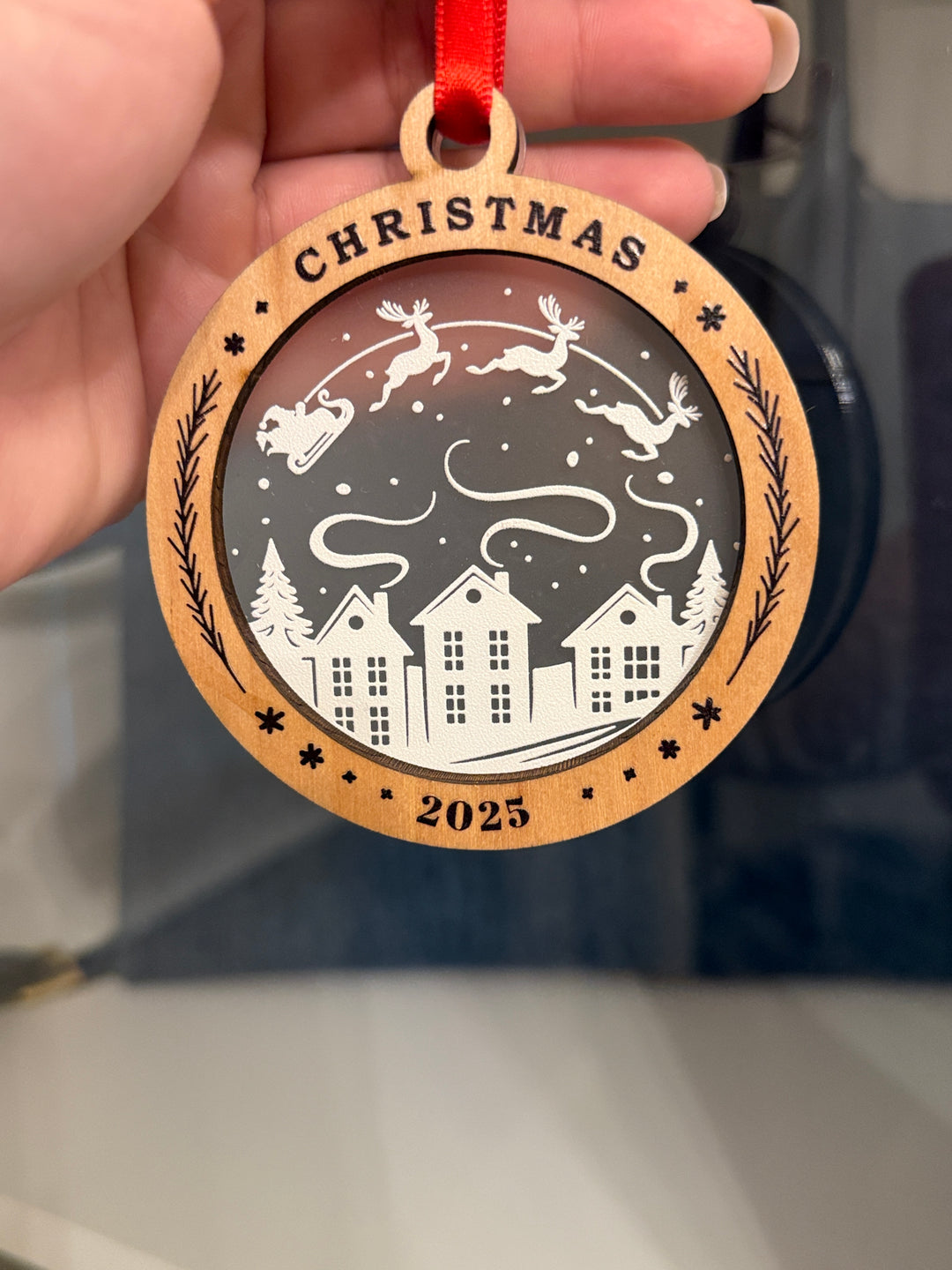 2025 Layered Christmas Ornament