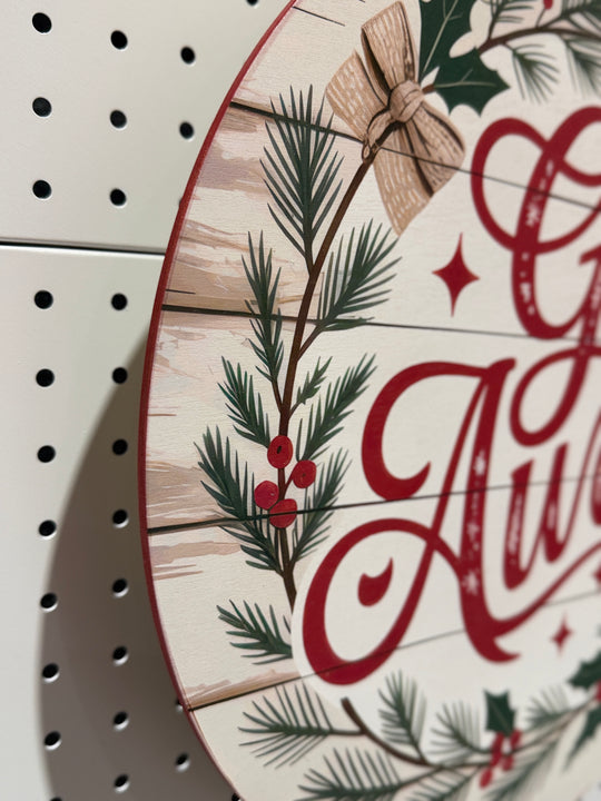 Funny Front Door Welcome Sign (Go Away)