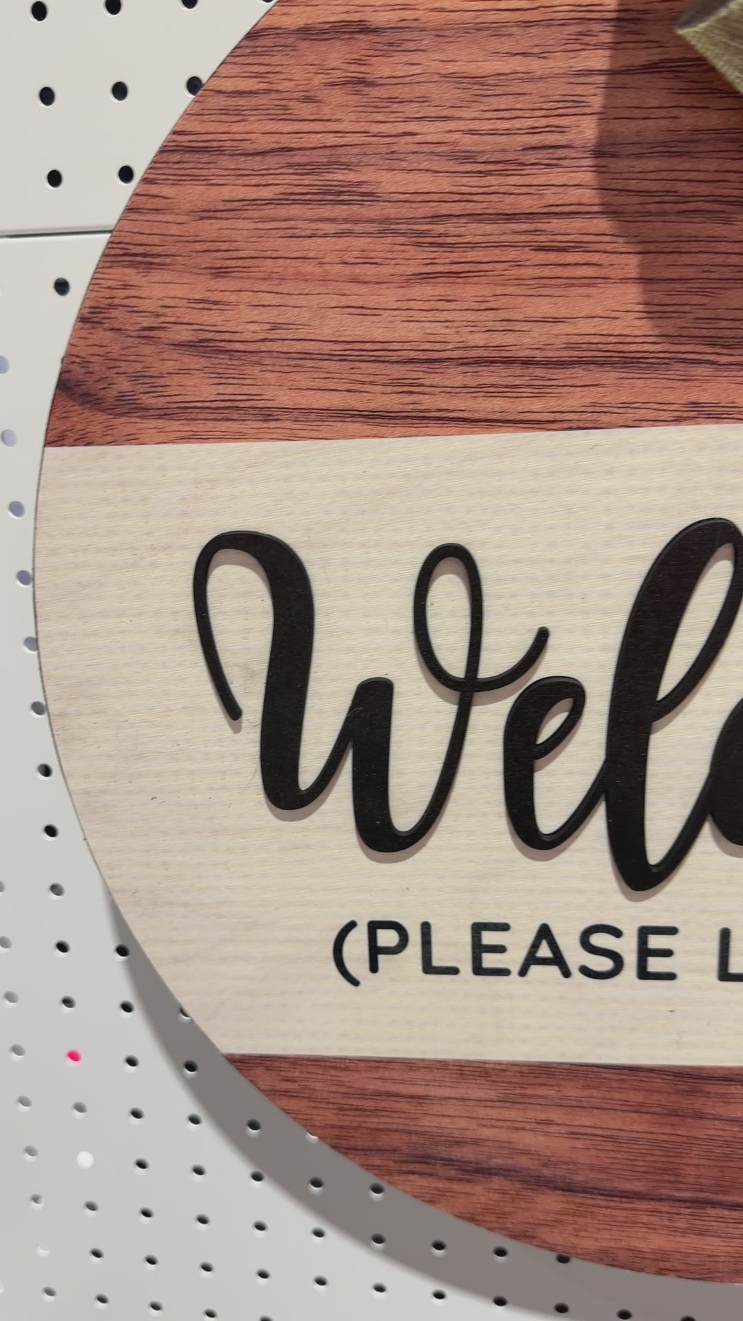 Funny Front Door Welcome Sign