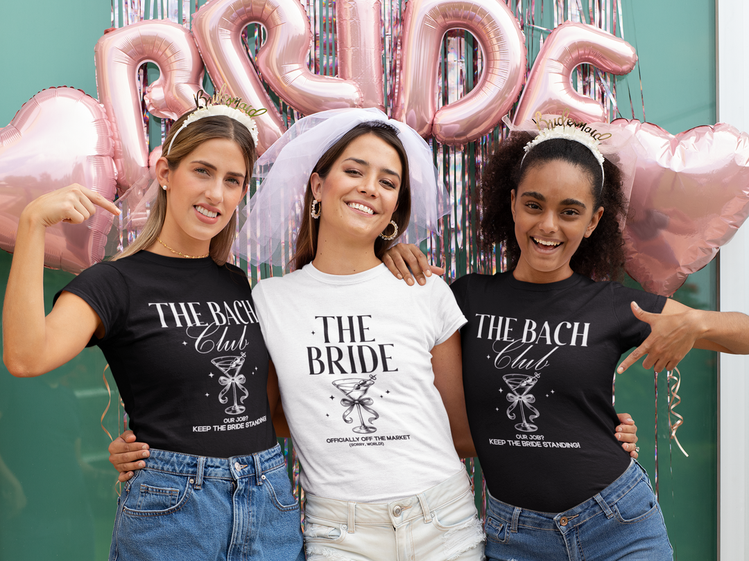 Bride & Bridesmaid Shirts | The Bach Club T-Shirts for Bridal Party